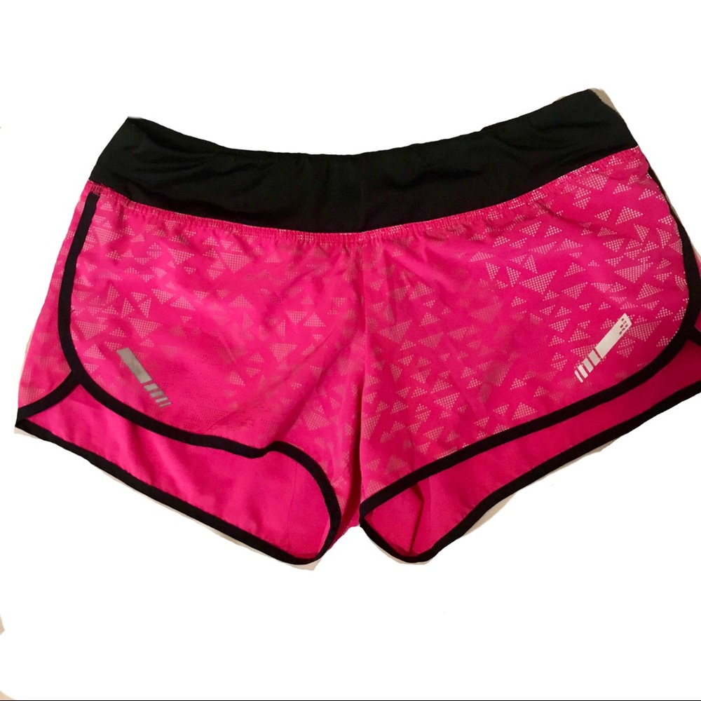 ✨2 for $15✨Pink/ Black Reflective Athletic Shorts
